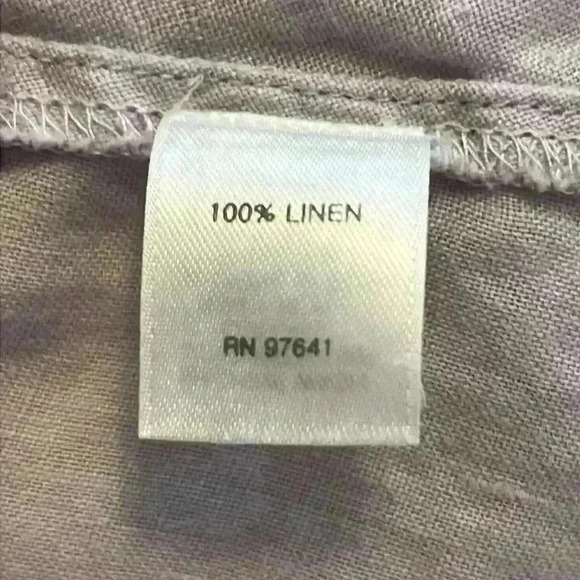 J. Jill Love Linen Lavender Blouse Women’s Sz 2X Long Sleeves Button F… - Picture 6 of 9